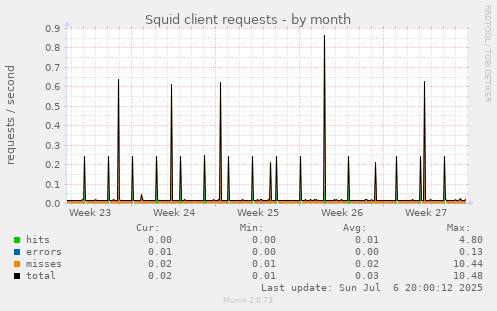 Squid client requests
